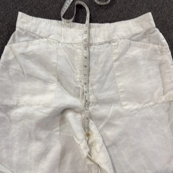 NWOT Chicos linen pants size 2 or chiccos size 12 - Picture 3 of 8